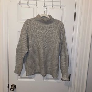 Cable knit sweater